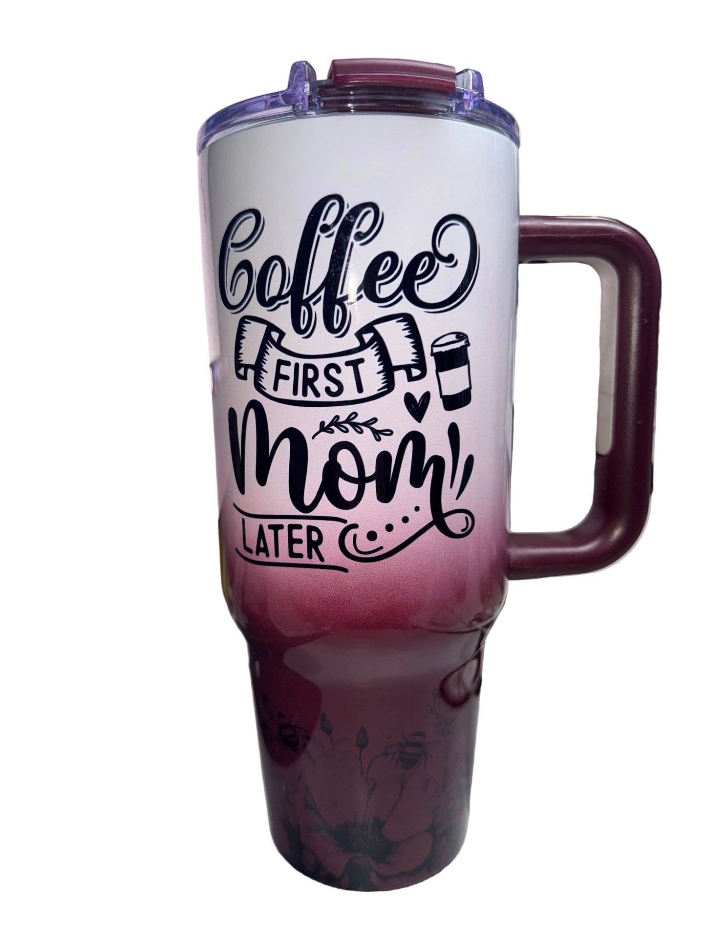 40 oz Coffee First, Mom Later Big Swig Tumbler