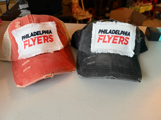 Philadelphia Flyers Distressed Ponytail Baseball Cap