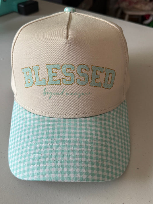 Blessed Beyond Measure Canvas Baseball Hat