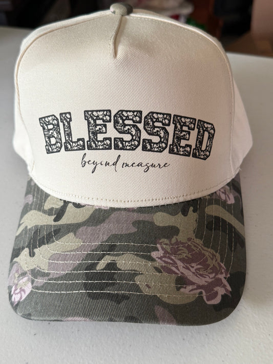 Blessed Beyond Measure Canvas Baseball Hat