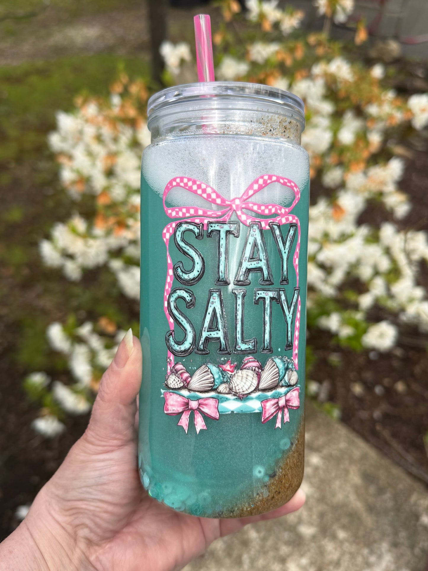 20 oz Stay Salty Beach Tumbler