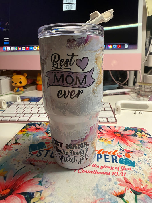 14 oz Best Mom Ever Little Swig Tumbler