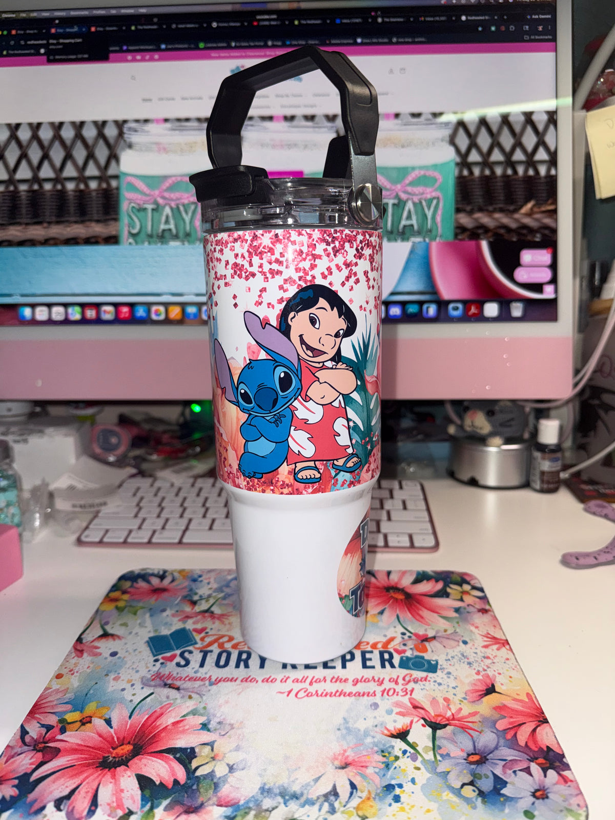 30 oz Lilo & Stitch Tri Sip Tumbler