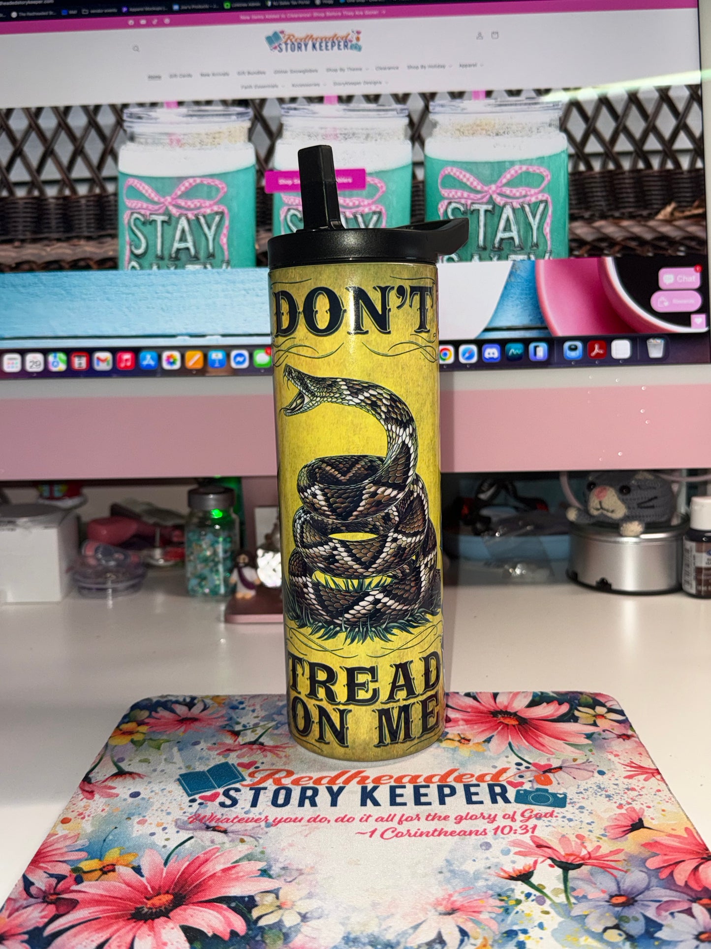20 oz Don't Tread on Me Duo Tumbler