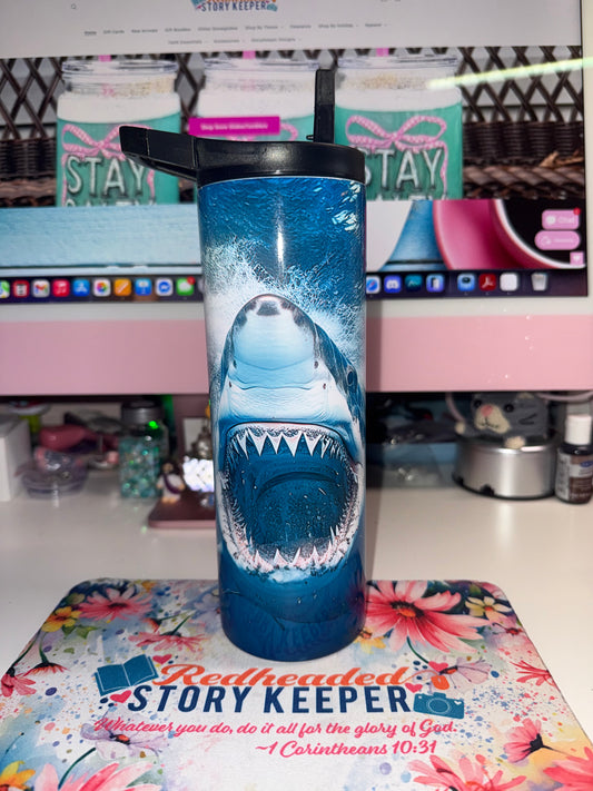 20 oz Great White Duo Tumbler