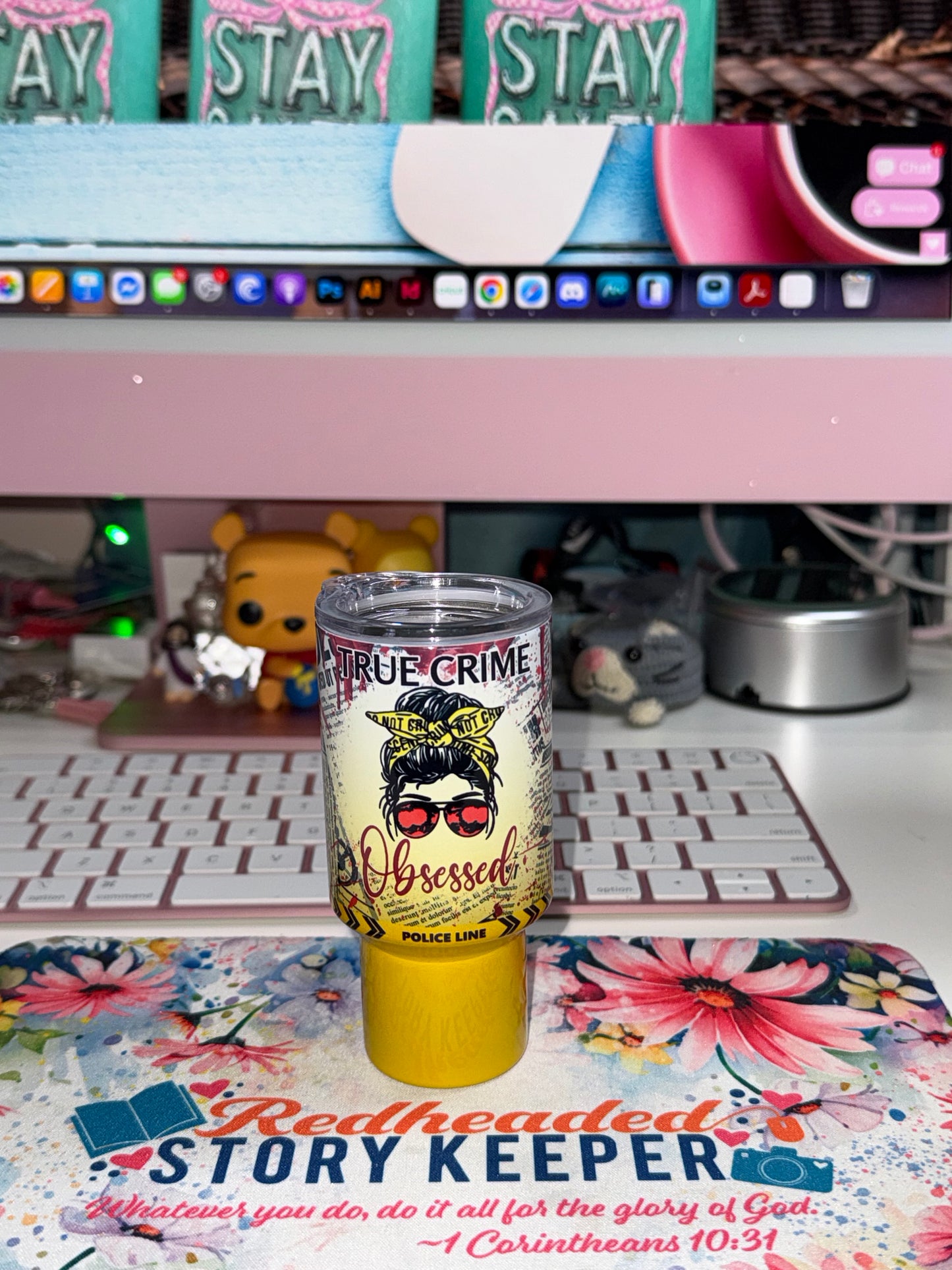 40 oz True Crime Obsessed Big Swig Tumbler Set