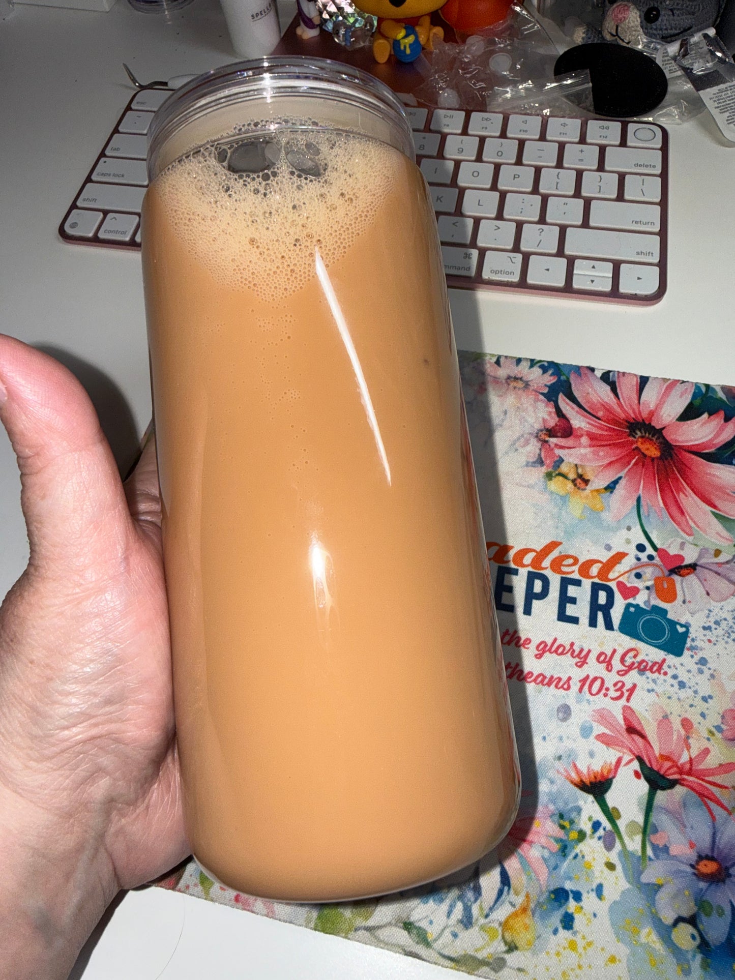 20 oz Coffee Makes Me Nicer Snow Globe Tumbler