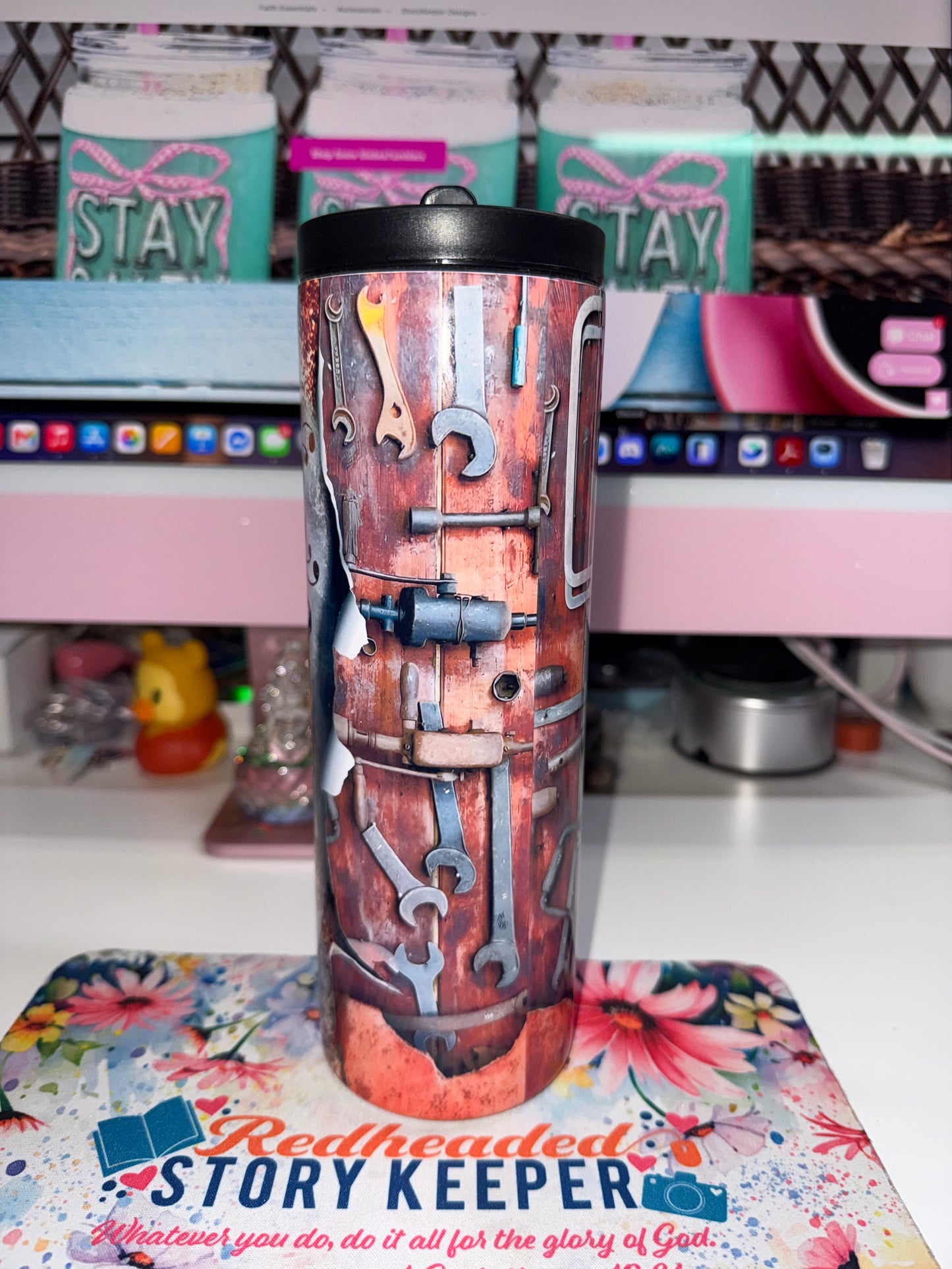 20 oz I Can't Fix Stupid Duo Tumbler