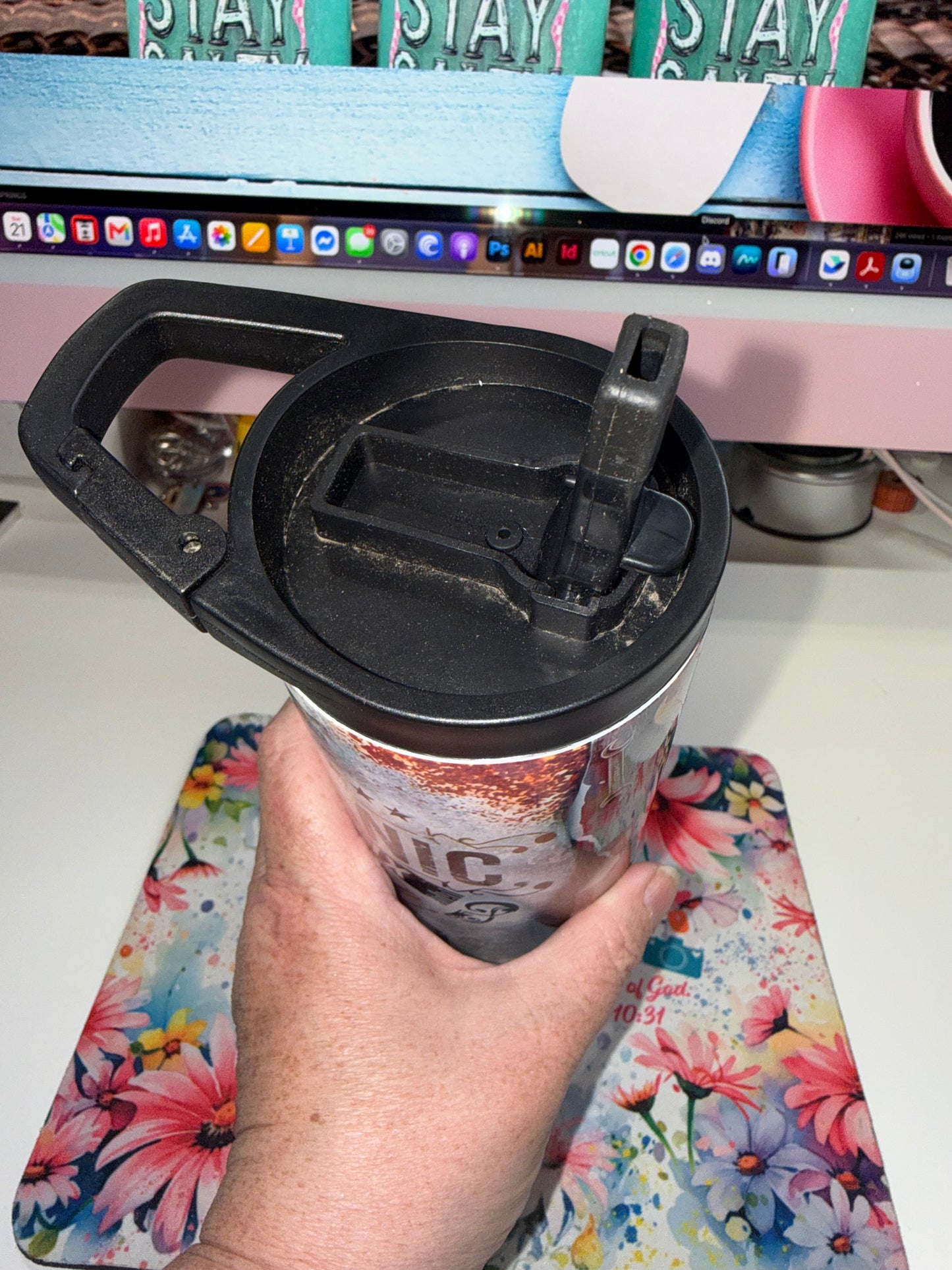 20 oz I Can't Fix Stupid Duo Tumbler