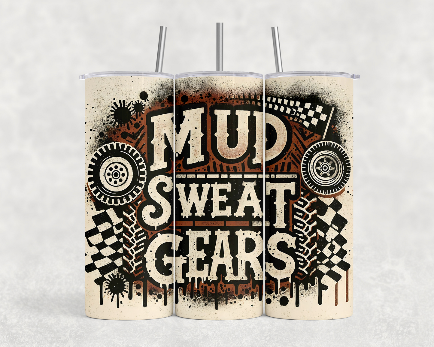 20 oz Mud Sweat Gears Tumbler