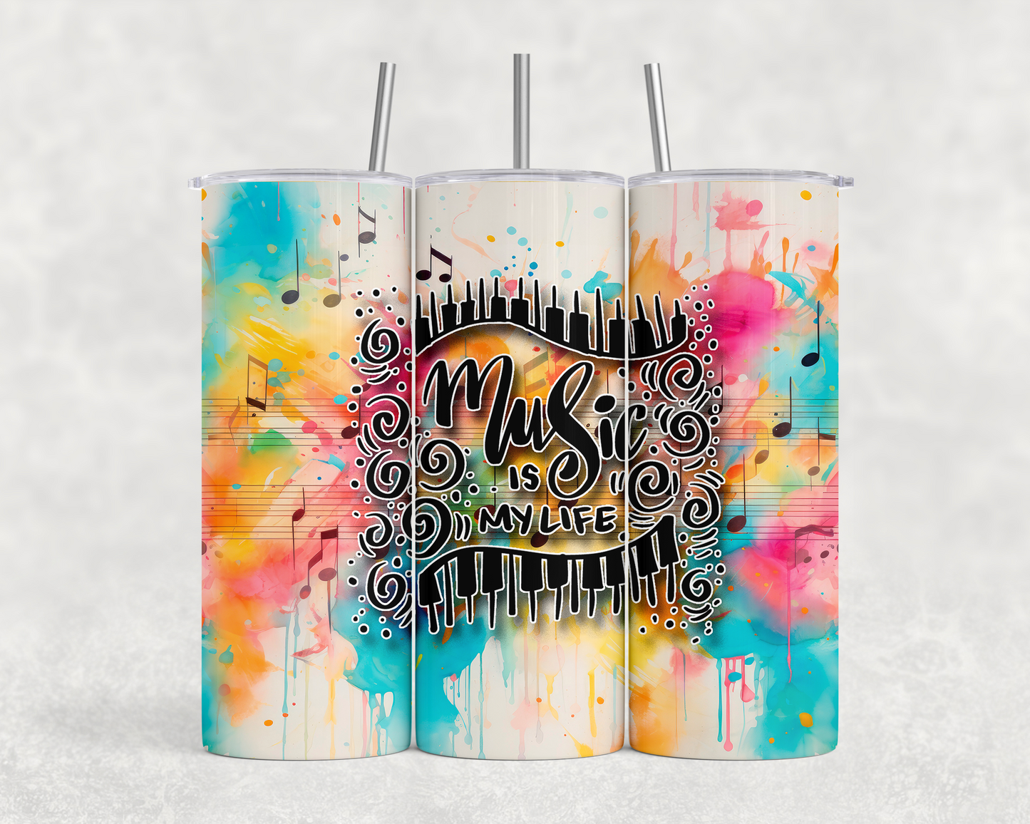 Music Is My Life Tumbler