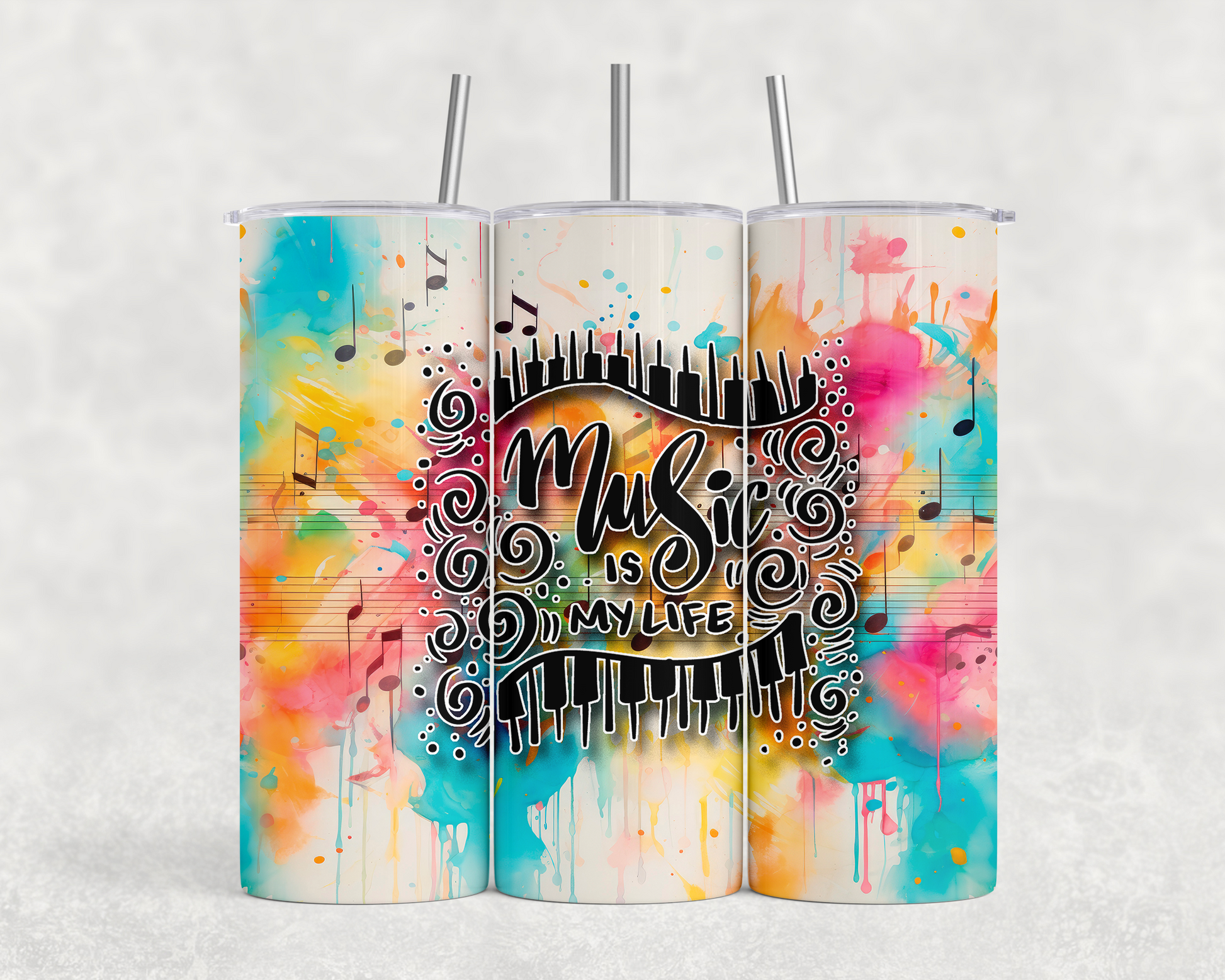 Music Is My Life Tumbler