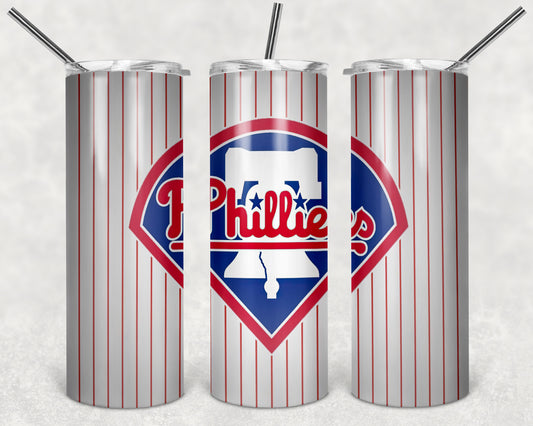 20 oz Phillies Pinstripe Tumbler