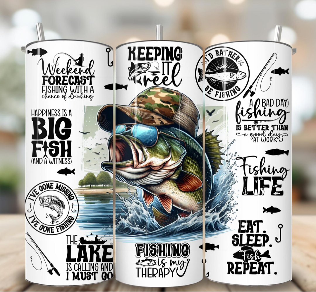 20 oz Keeping it Reel Tumbler