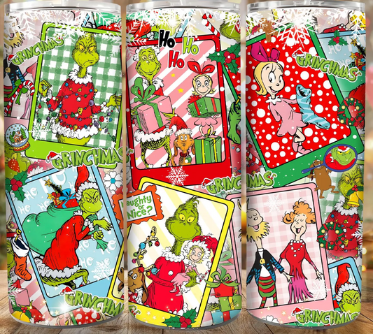 20 oz Grinch Stole Christmas Tumbler
