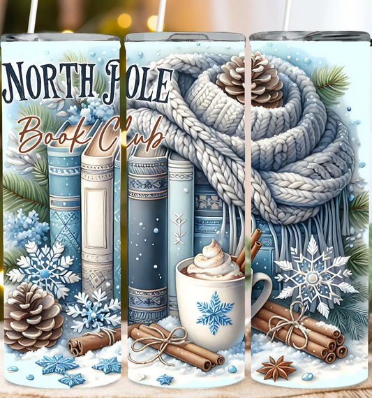20 oz North Pole Book Club Tumbler