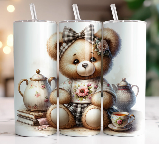 20 oz Tea Bear Tumbler