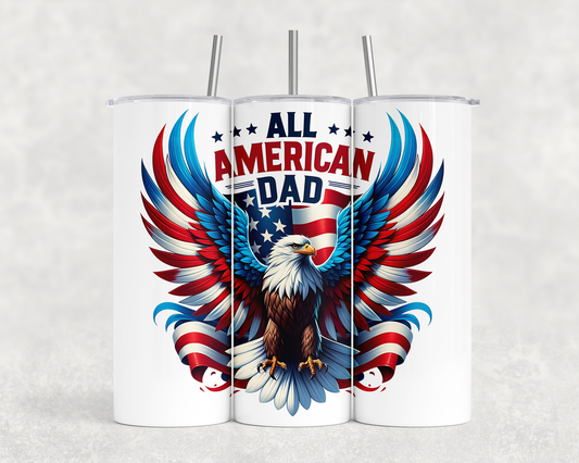 view of All American Dad Patriotic Eagle Tumbler