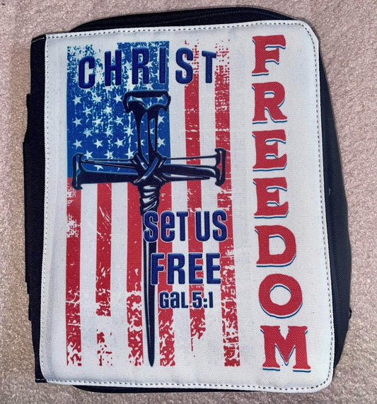 Freedom Mens Bible Case - The Redheaded StoryKeeper