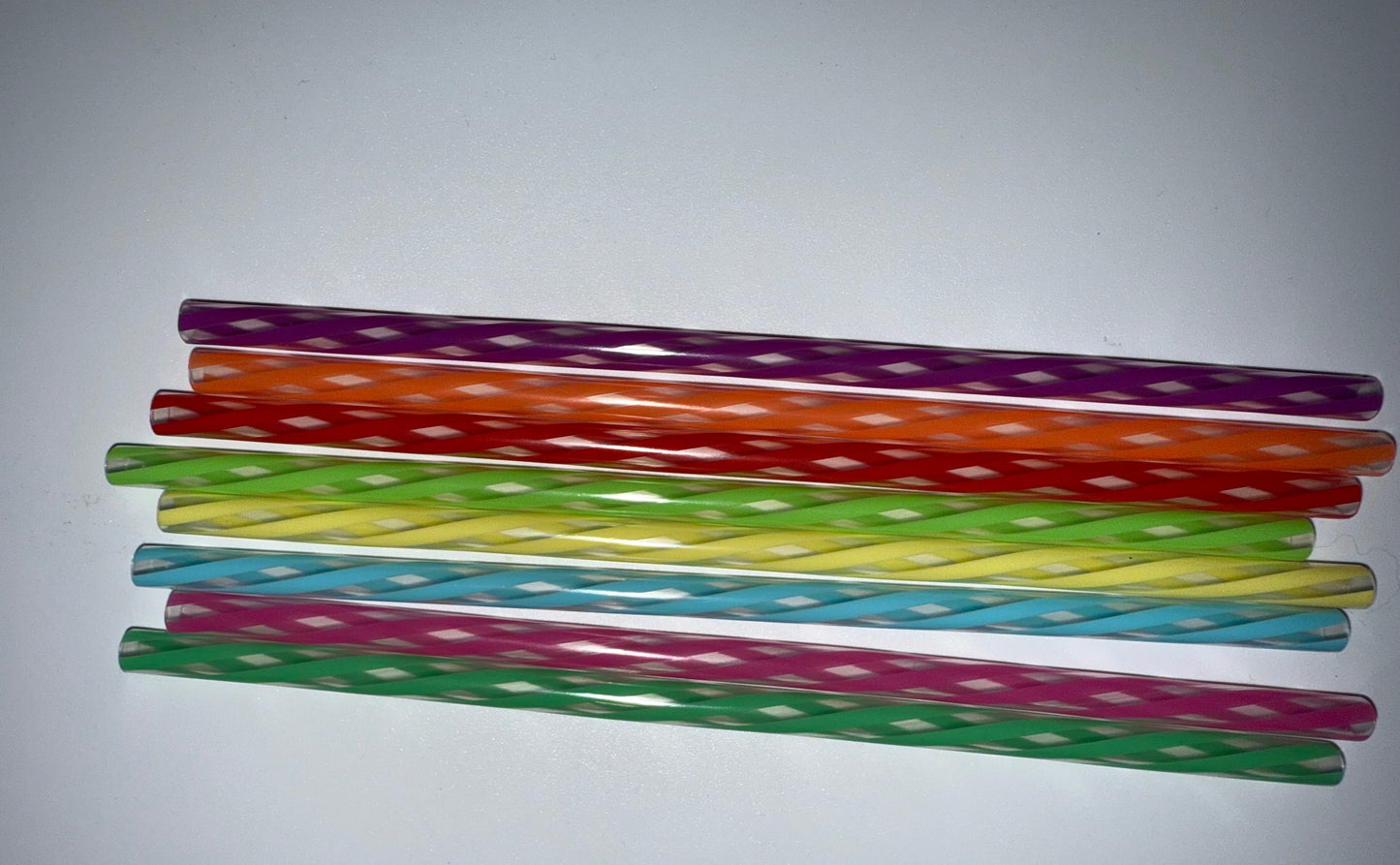 colorful straws