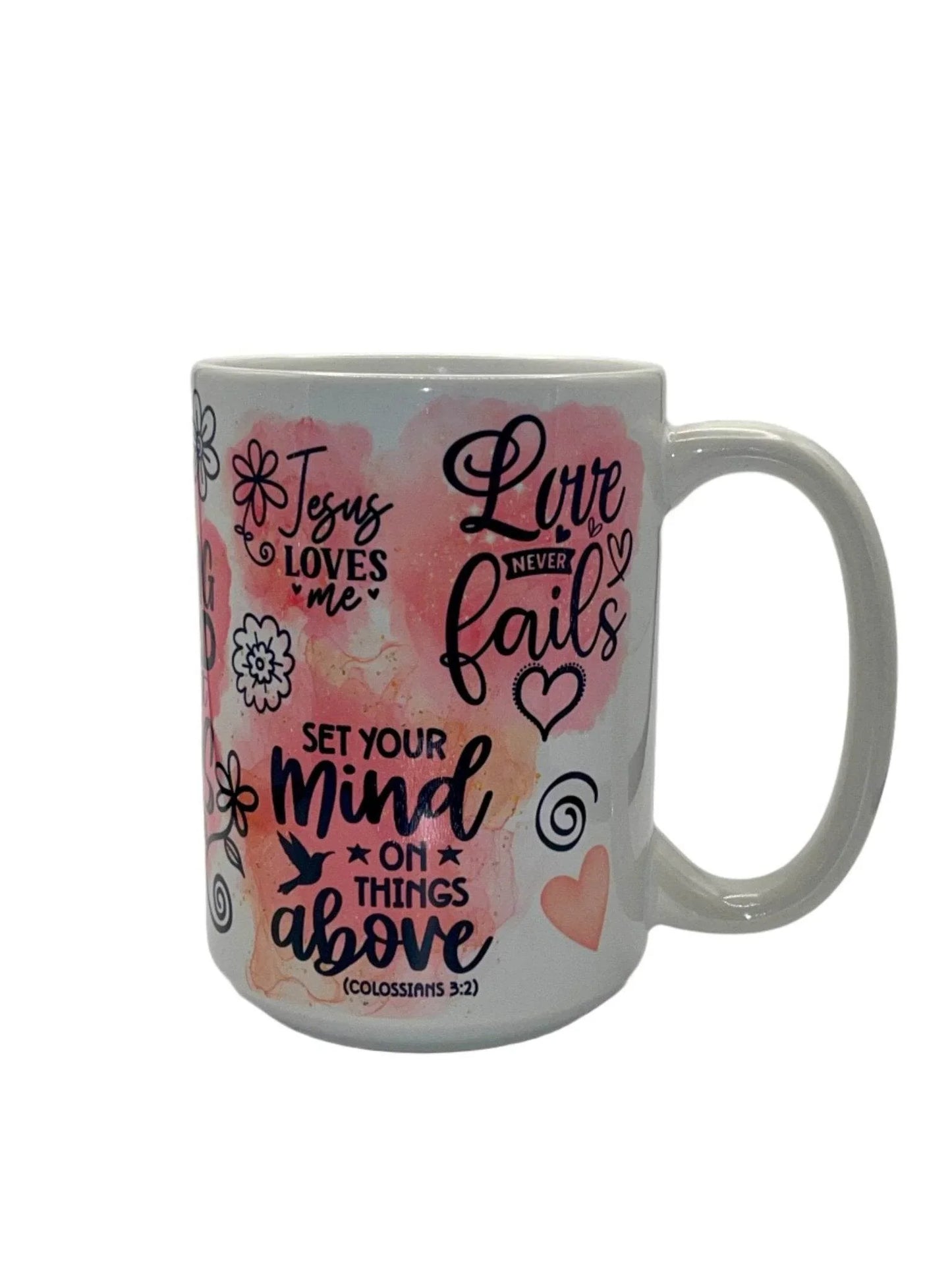 15 oz Adulting is Hard without Jesus Ceramic Mug - The Redheaded StoryKeeper