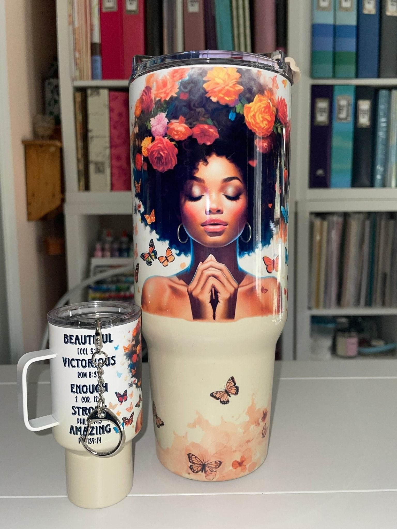 40 oz She Is Beautiful Big Swig Tumbler Set - The Redheaded StoryKeeper