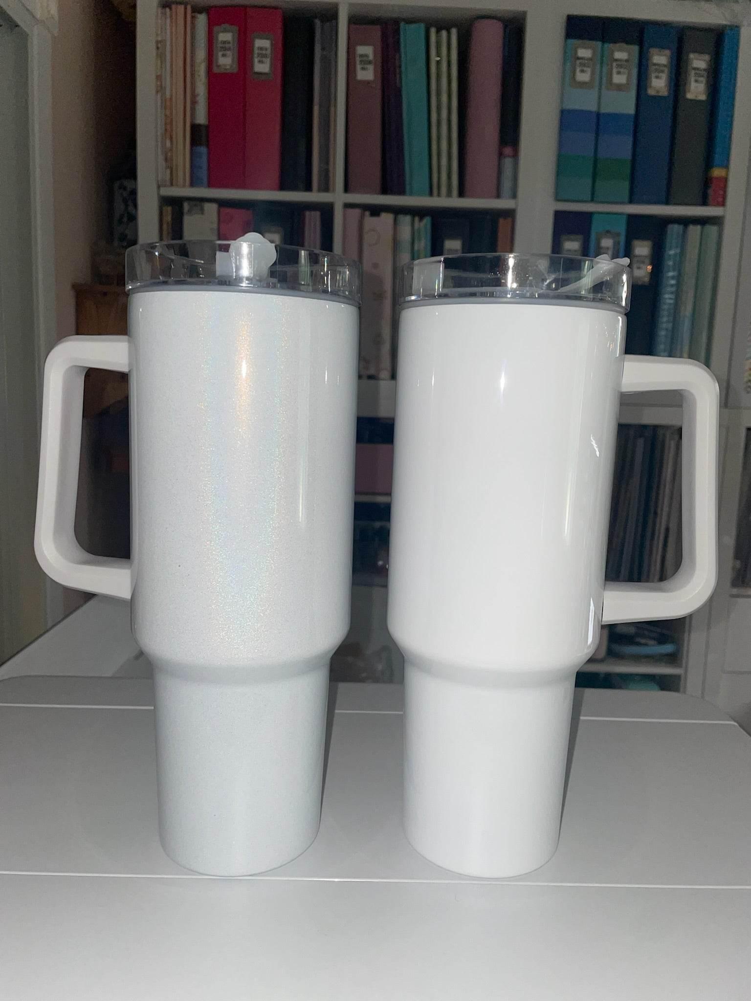 40 oz Custom Design Travel Tumbler - The Redheaded StoryKeeper