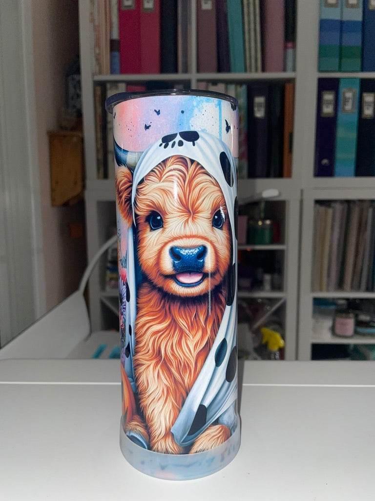 20 oz Baby Highland Halloween Tumbler - The Redheaded StoryKeeper