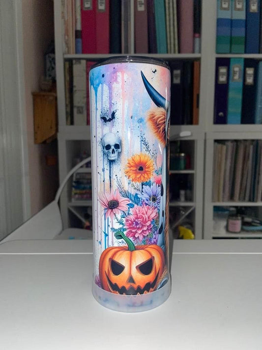 20 oz Baby Highland Halloween Tumbler - The Redheaded StoryKeeper