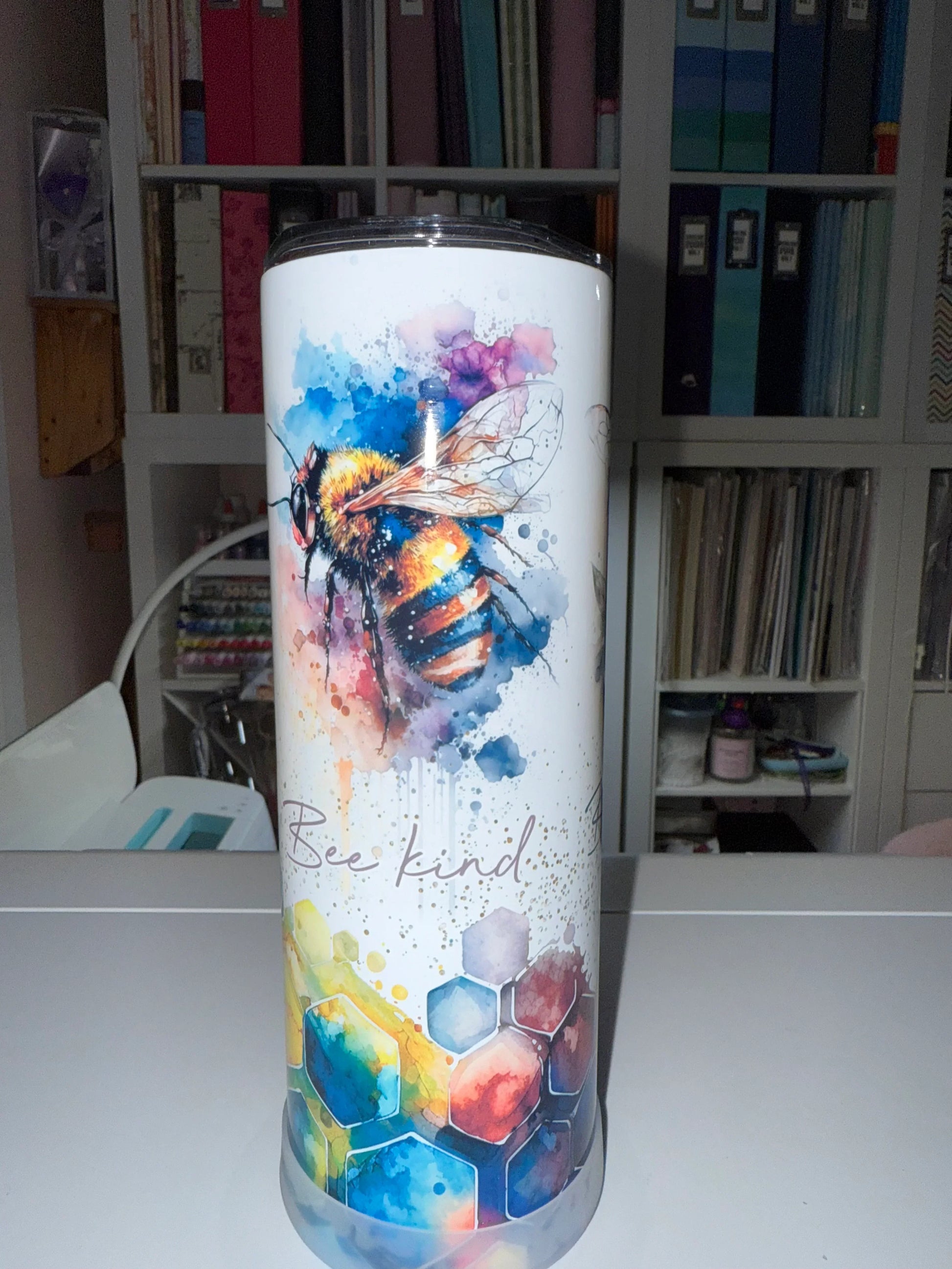 20 oz Bee Kind Bee Sweet Bee Happy Tumbler - The Redheaded StoryKeeper