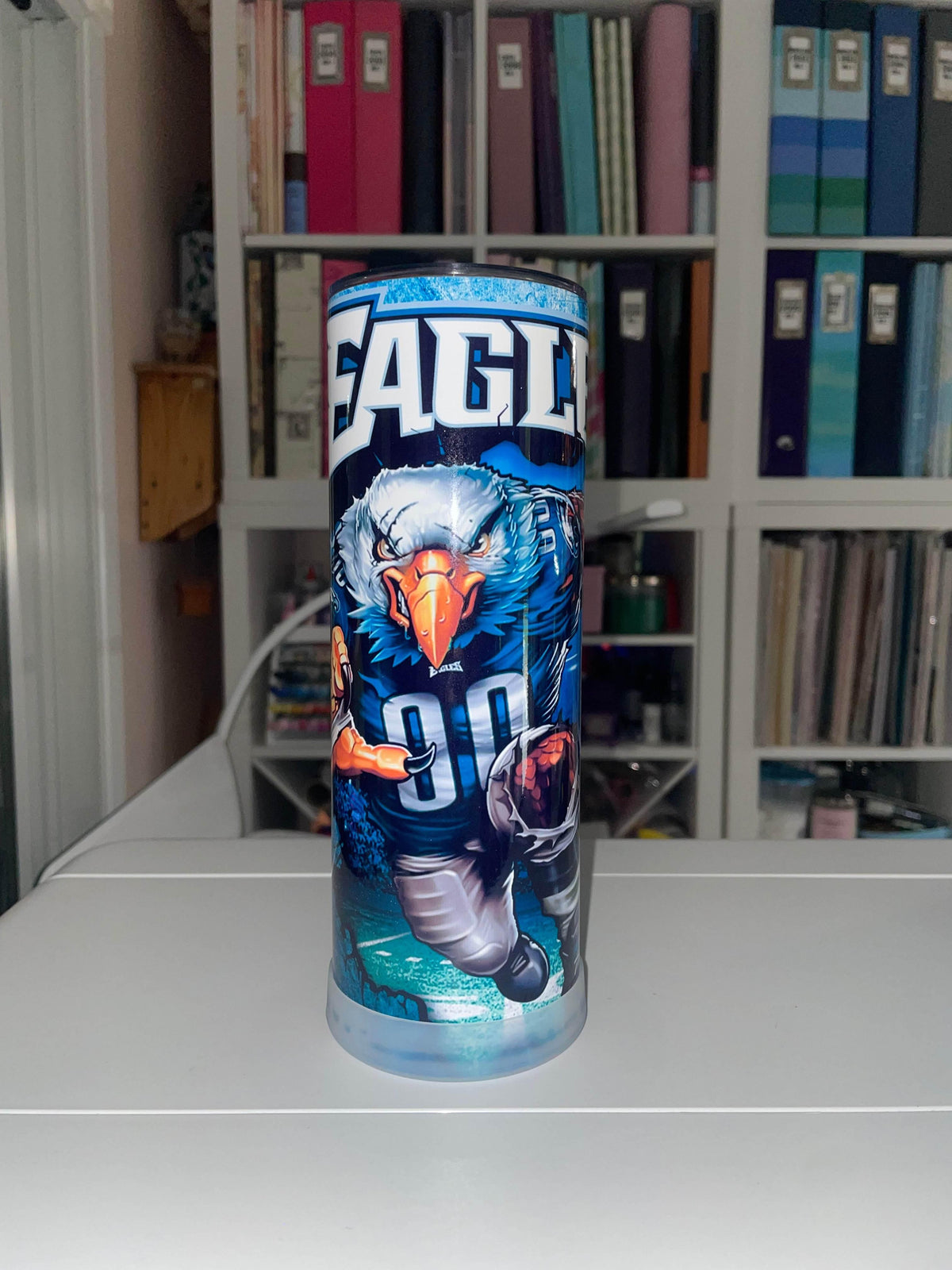 20 oz Eagles Mascot Tumbler - The Redheaded StoryKeeper