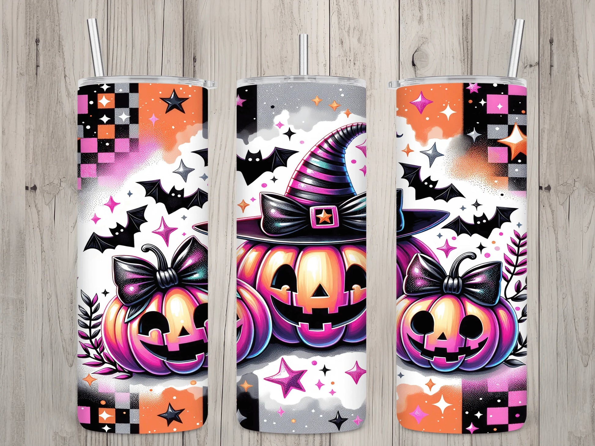 20 oz Pumpkins Glitter Tumbler - The Redheaded StoryKeeper