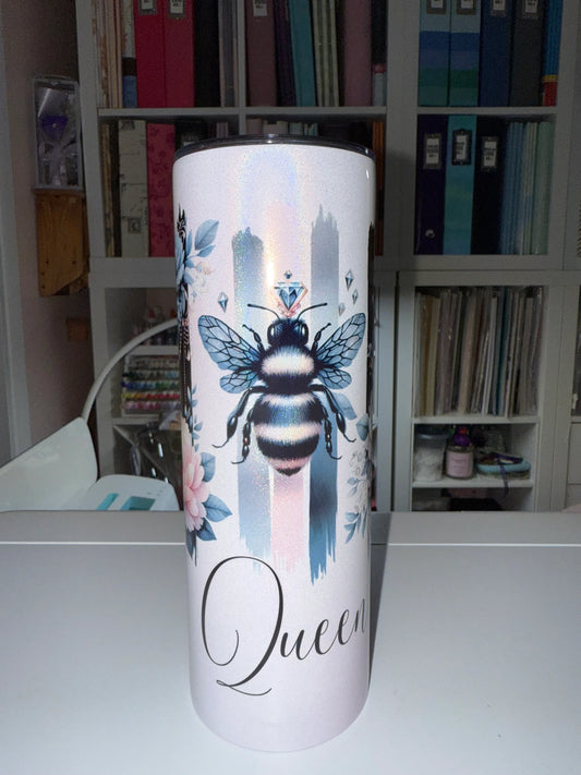 20 oz Queen Bee Tumbler - The Redheaded StoryKeeper