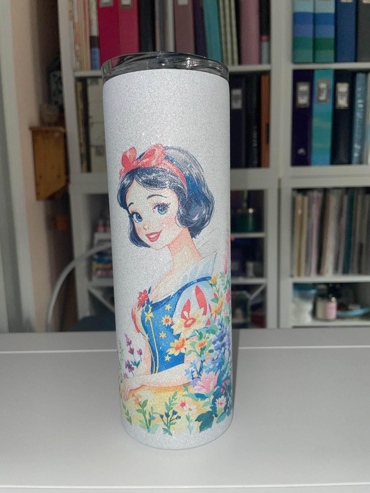 20 oz Snow Glitter Tumbler - The Redheaded StoryKeeper