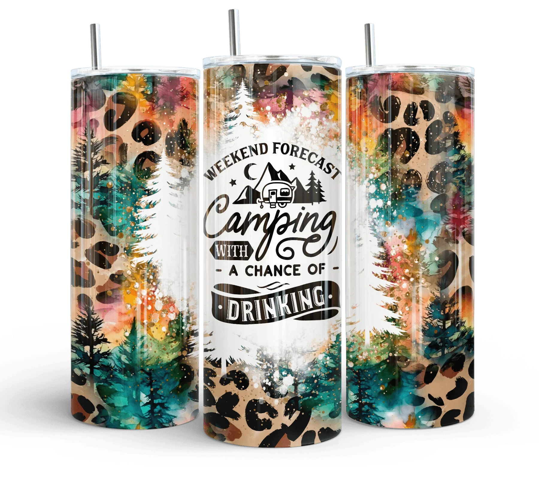 20 oz Weekend Forecast Tumbler - The Redheaded StoryKeeper