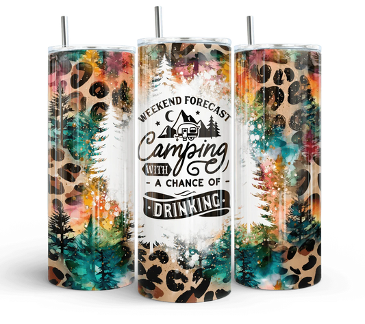 20 oz Weekend Forecast Tumbler - The Redheaded StoryKeeper