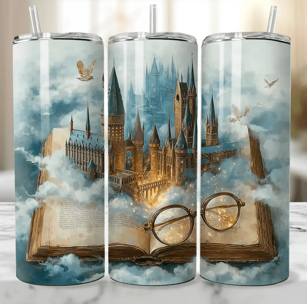 20 oz Wizards Tumbler - The Redheaded StoryKeeper
