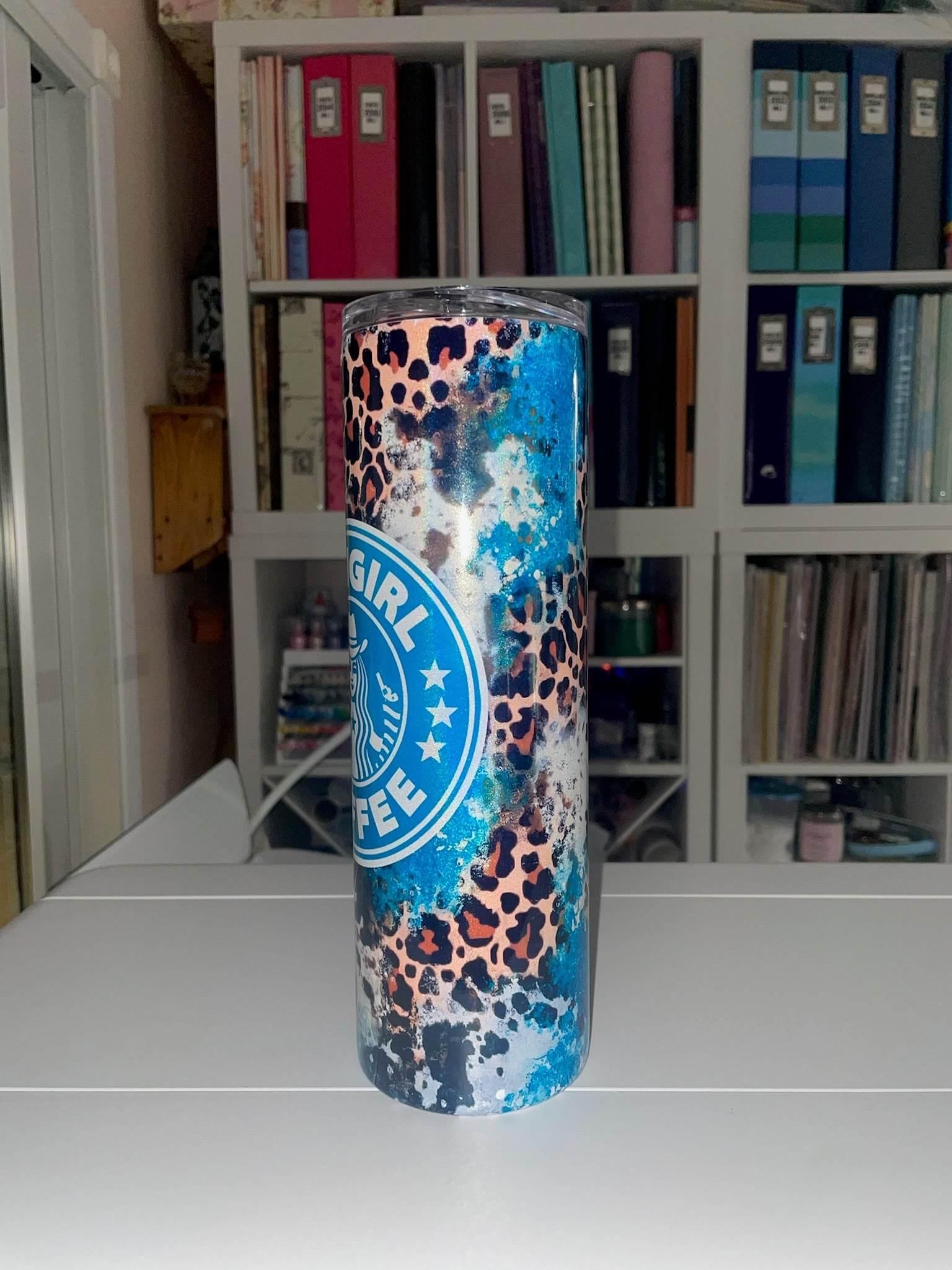 30 oz Holographic Cowgirl Coffee - The Redheaded StoryKeeper