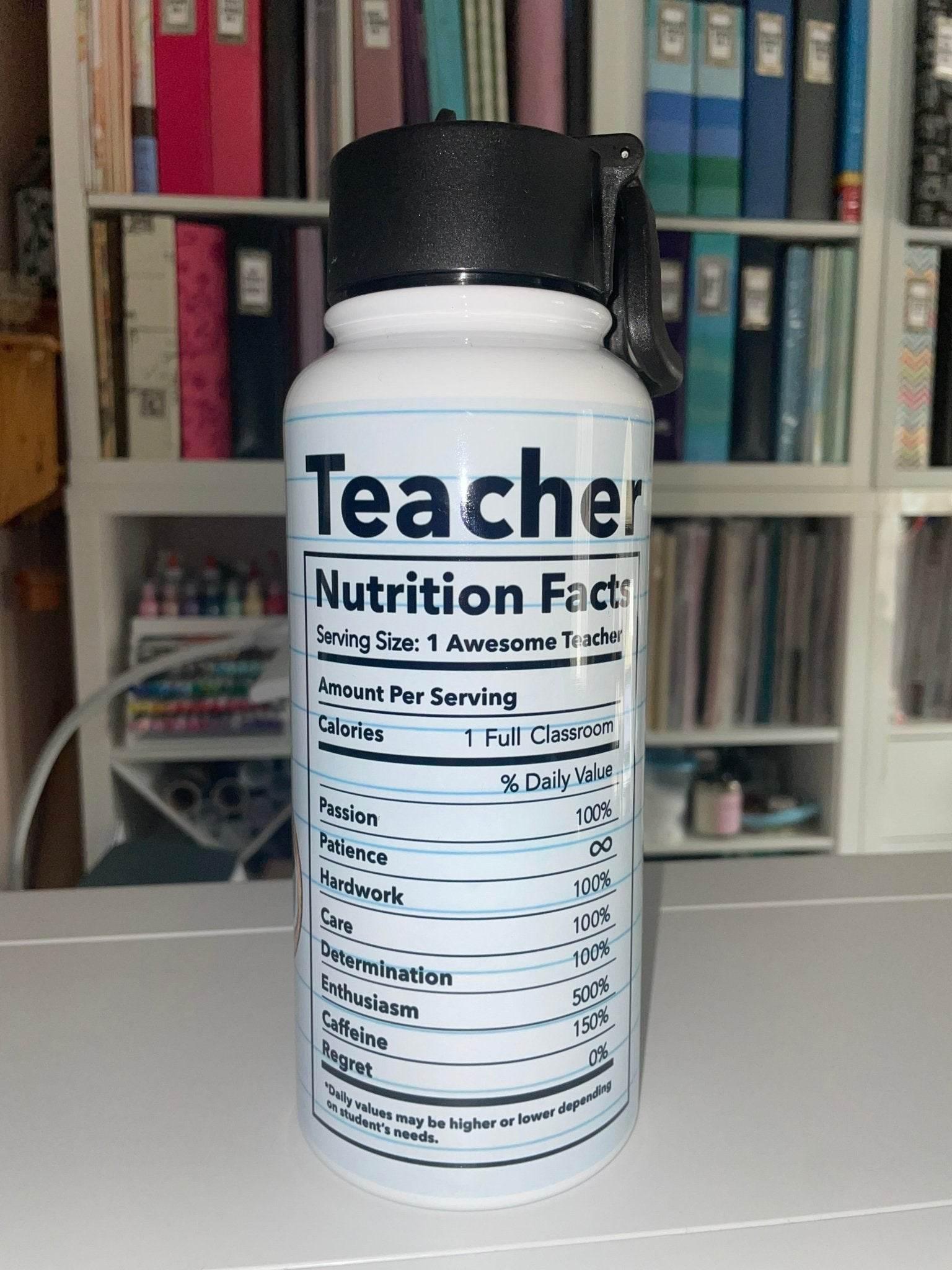 32 oz Teacher Hydro Handle Water Bottle - The Redheaded StoryKeeper