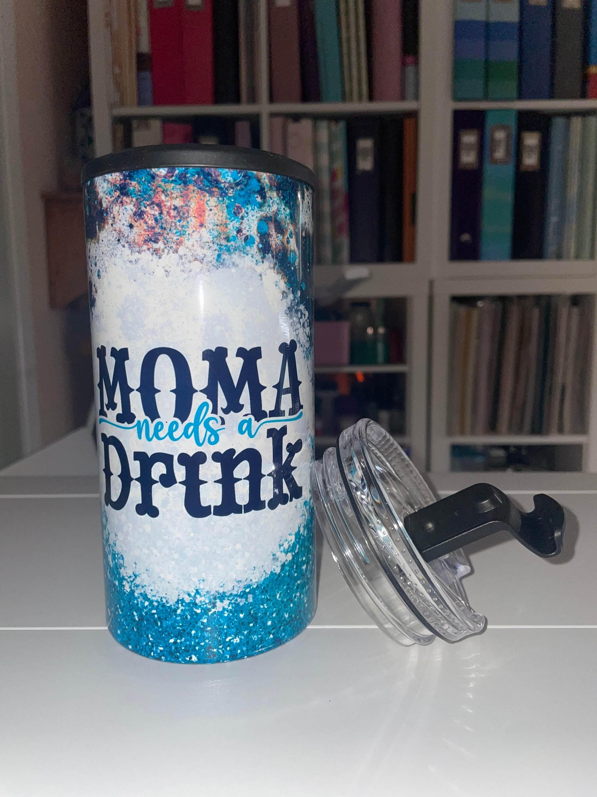 4 in 1 Can Cooler - Mama Needs a Drink - The Redheaded StoryKeeper