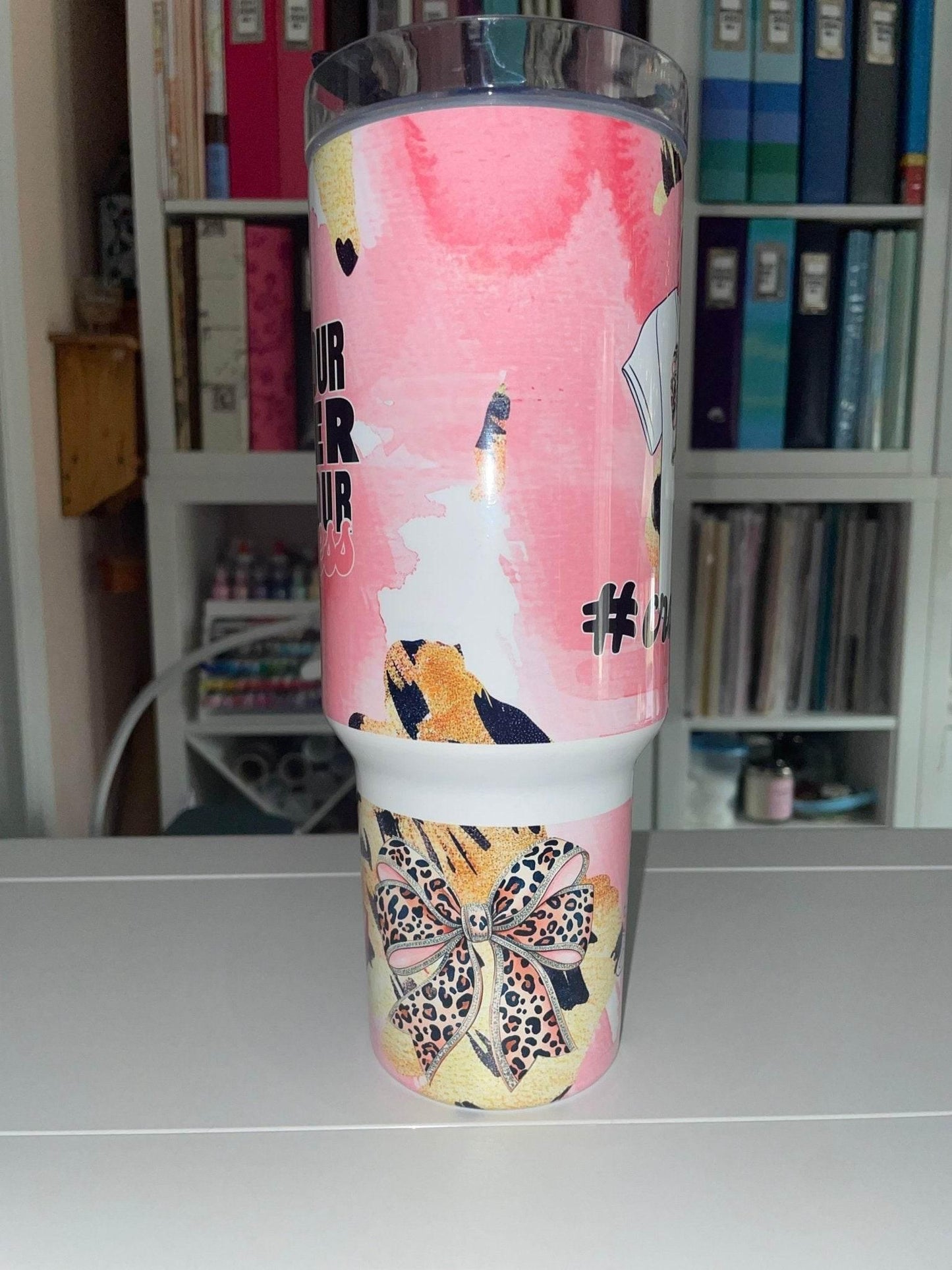 40 oz Drink Your Water & Mind Your Business - #craftlife - The Redheaded StoryKeeper