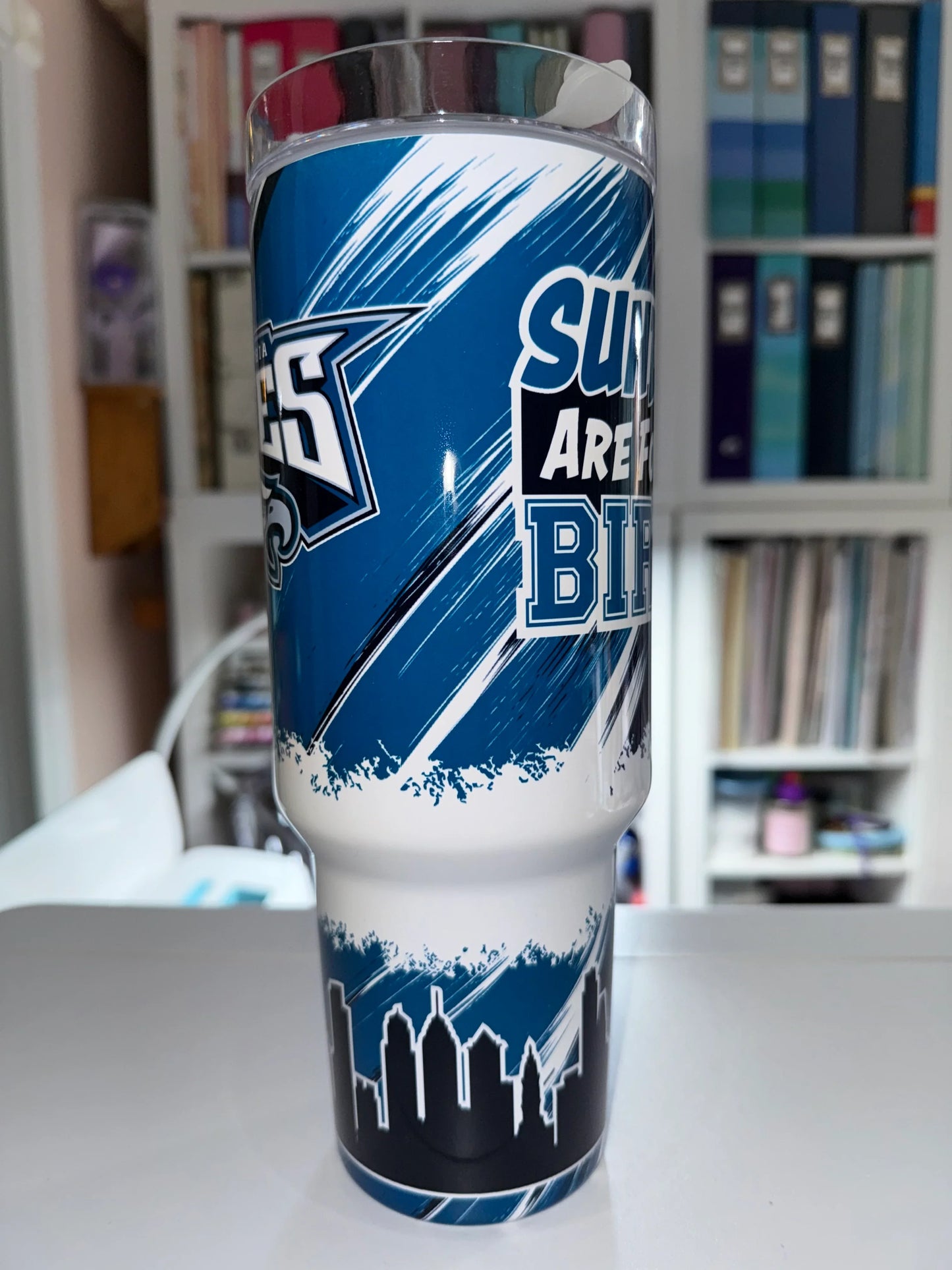40 oz Eagles Travel Tumbler - The Redheaded StoryKeeper