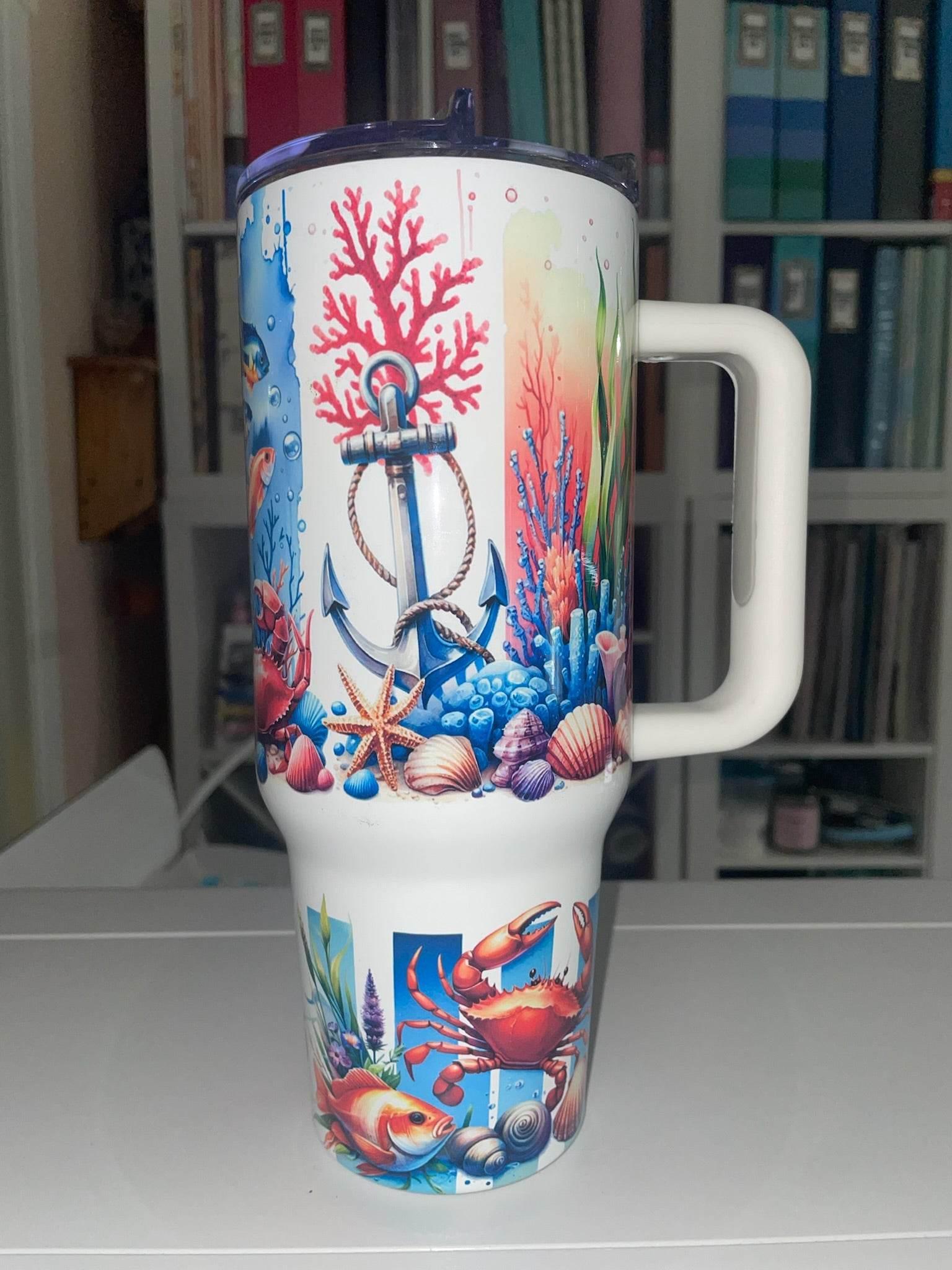 40 oz Lighthouse Big Swig Tumbler - The Redheaded StoryKeeper