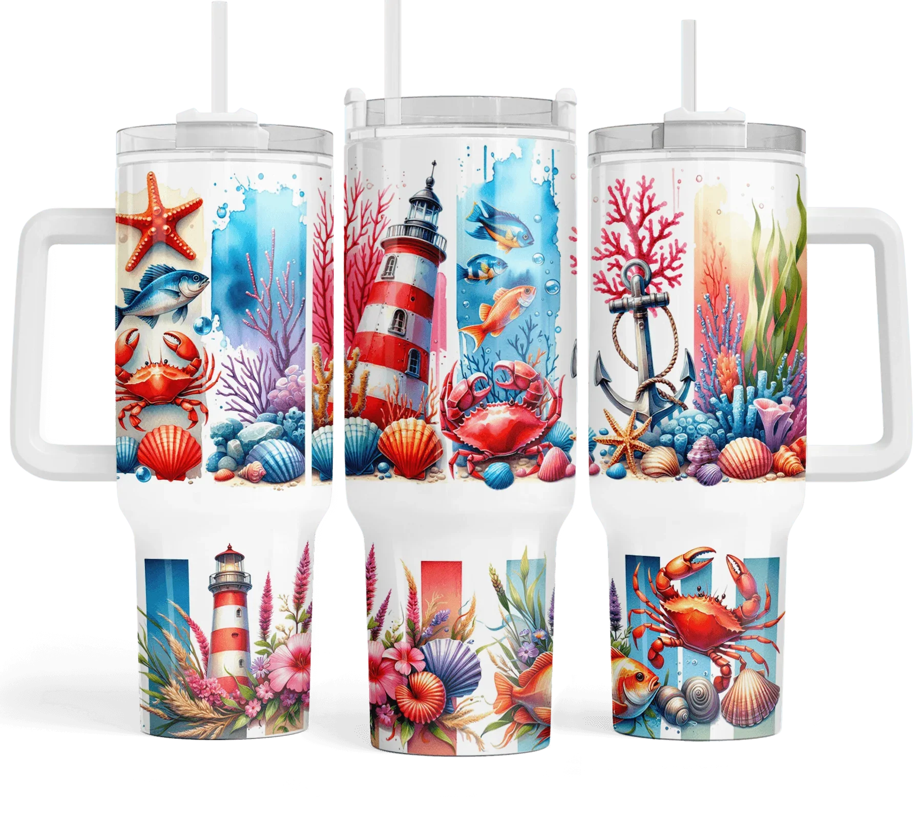 40 oz Lighthouse Big Swig Tumbler - The Redheaded StoryKeeper