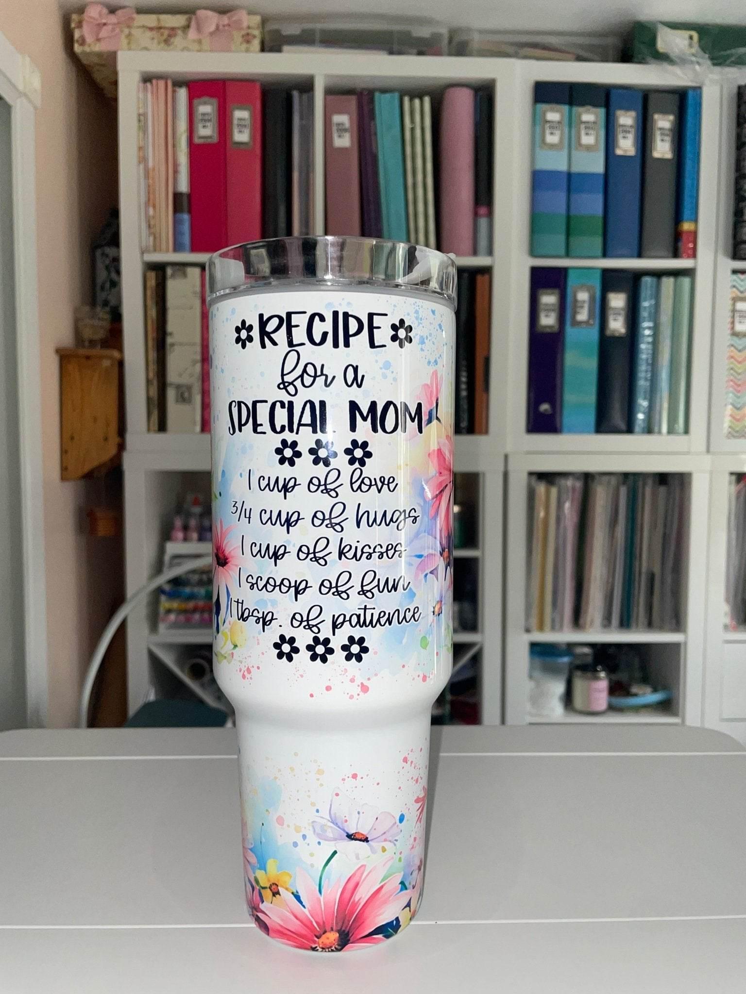 40 oz Special Mom Travel Tumbler - The Redheaded StoryKeeper