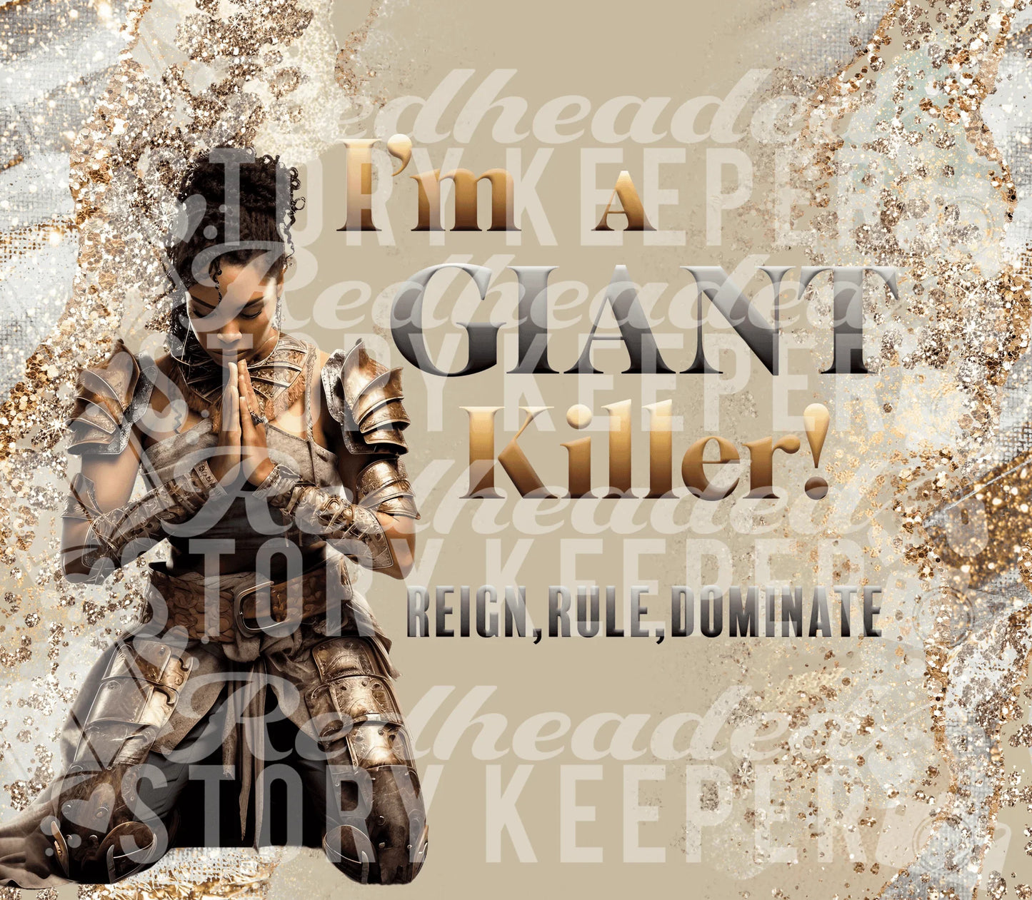 20 oz Exclusive Giant Killer Tumbler - The Redheaded StoryKeeper