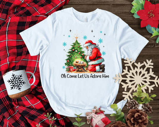 Jesus and Santa T-Shirt - The Redheaded StoryKeeper