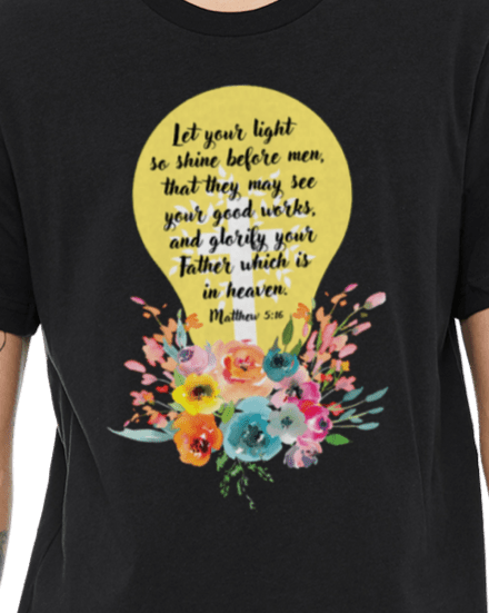 Let Your Light Shine Graphic TShirt - The Redheaded StoryKeeper