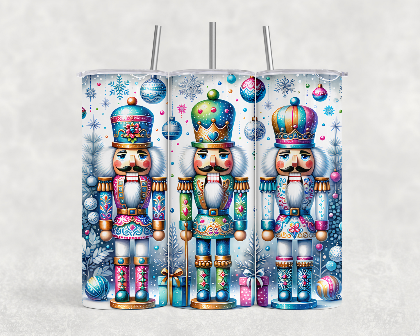 20 oz Nutcracker Tumbler - The Redheaded StoryKeeper