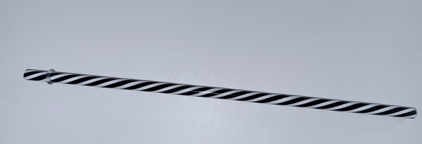 11" Candy Cane Straws - Reusable Holiday Drinking Straws - The Redheaded StoryKeeper